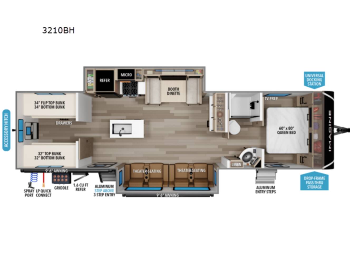 A photo of this 2026 Grand Design Imagine 3210BH