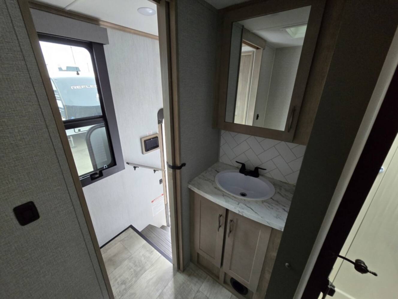 A photo of this 2023 Grand Design Momentum 395MS
