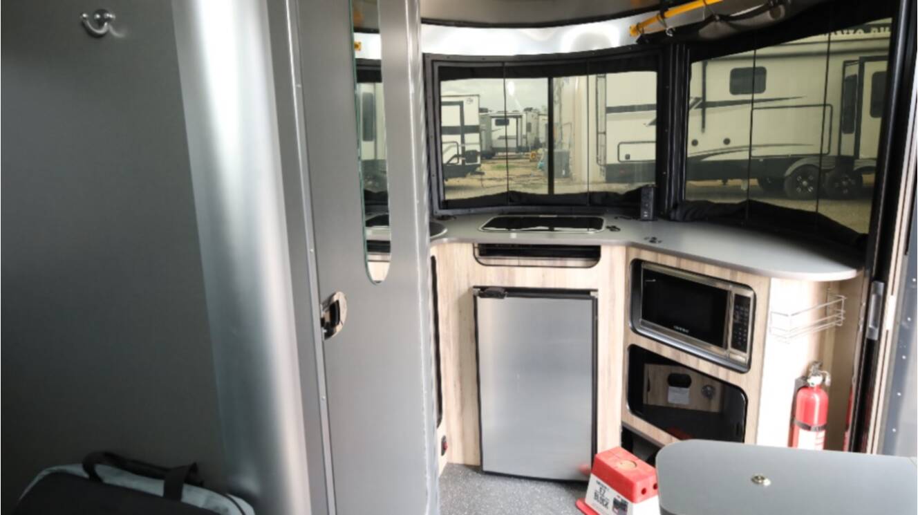 A photo of this 2021 Airstream Basecamp 16X