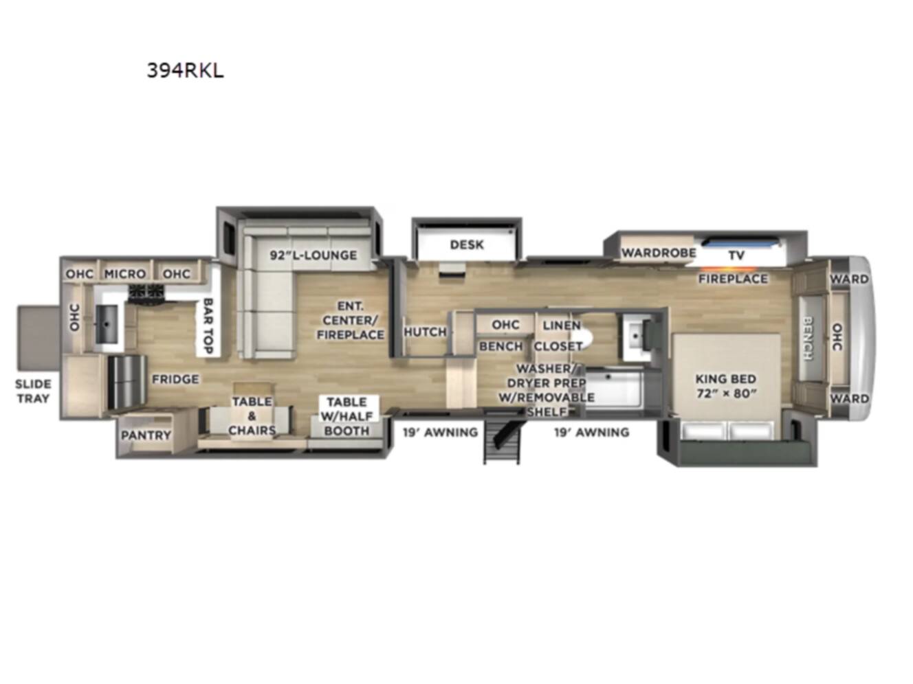 A photo of this 2026 Forest River Rv River Ranch 394RKL