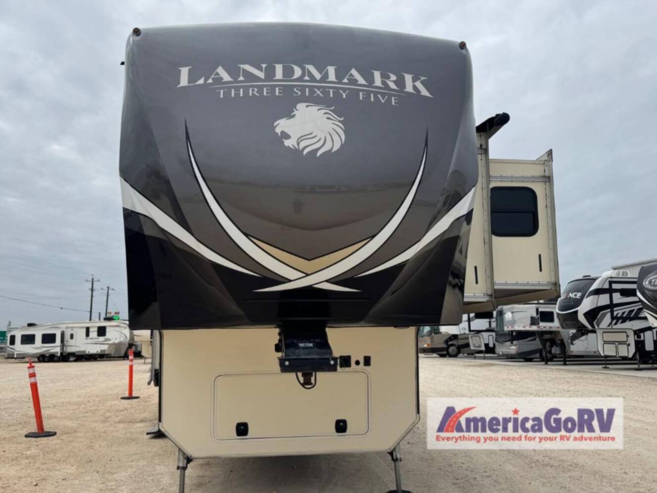 A photo of this 2018 Heartland Landmark 365 Oshkosh
