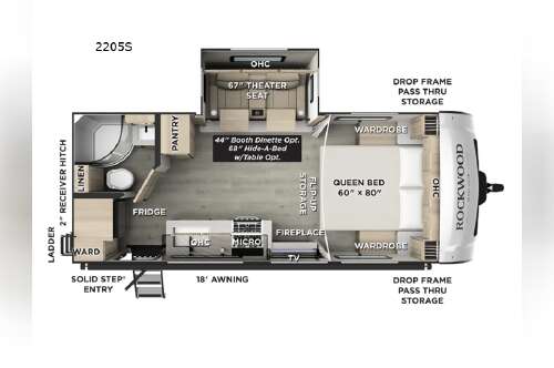 2026 Forest River Rv Rockwood Mini Lite 2205S in arlington WA