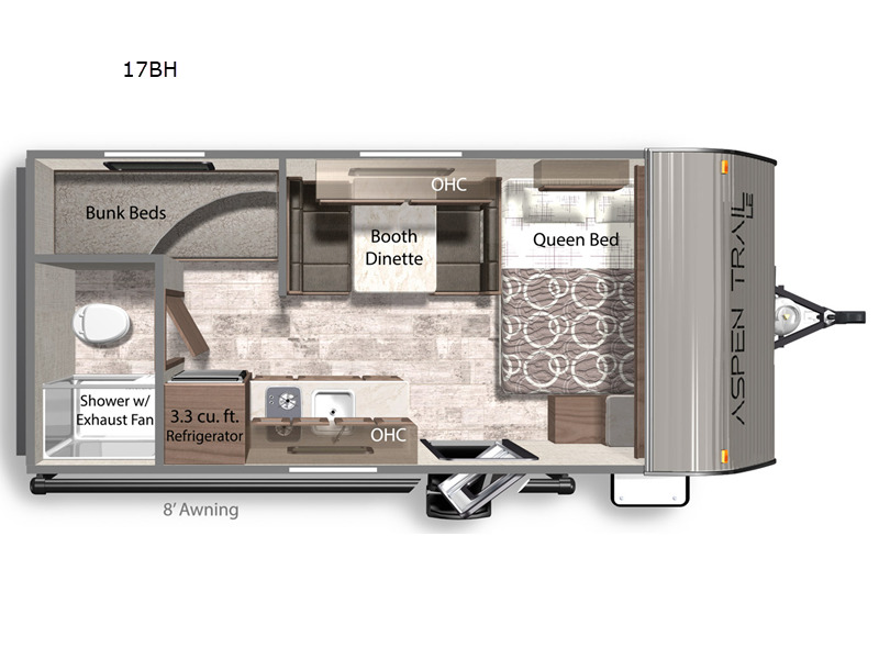 2025 Dutchmen Rv Aspen Trail Mini 17BH in monticello MN