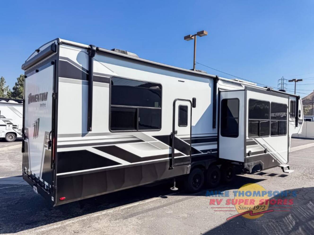 A photo of this 2026 Grand Design Momentum G-Class 394G