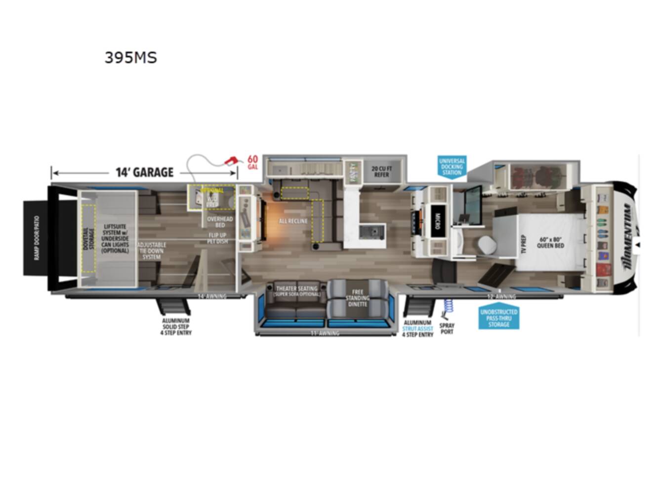 A photo of this 2026 Grand Design Momentum 395MS