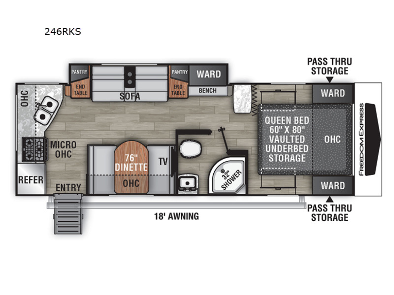 2023 Coachmen Rv Freedom Express Ultra Lite 246RKS in cleveland TX