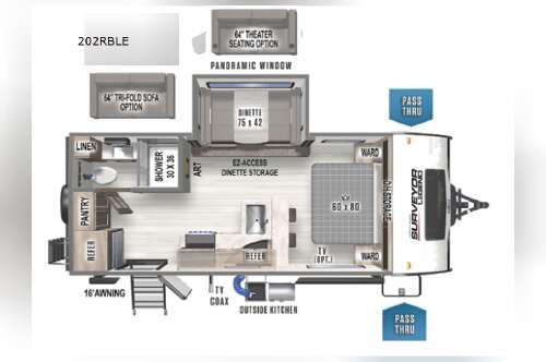 2022 Forest River Rv Surveyor Legend 202RBLE in mesa AZ