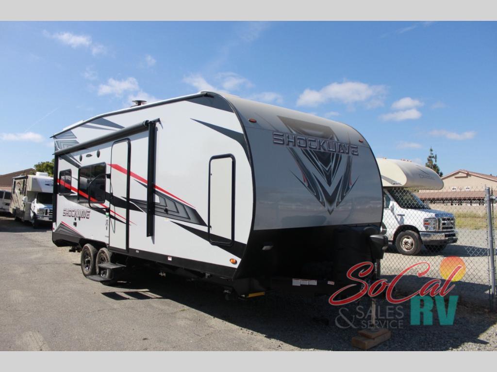 2021 Forest River Rv Shockwave 24QSGMX Travel Trailer Toy Hauler RV