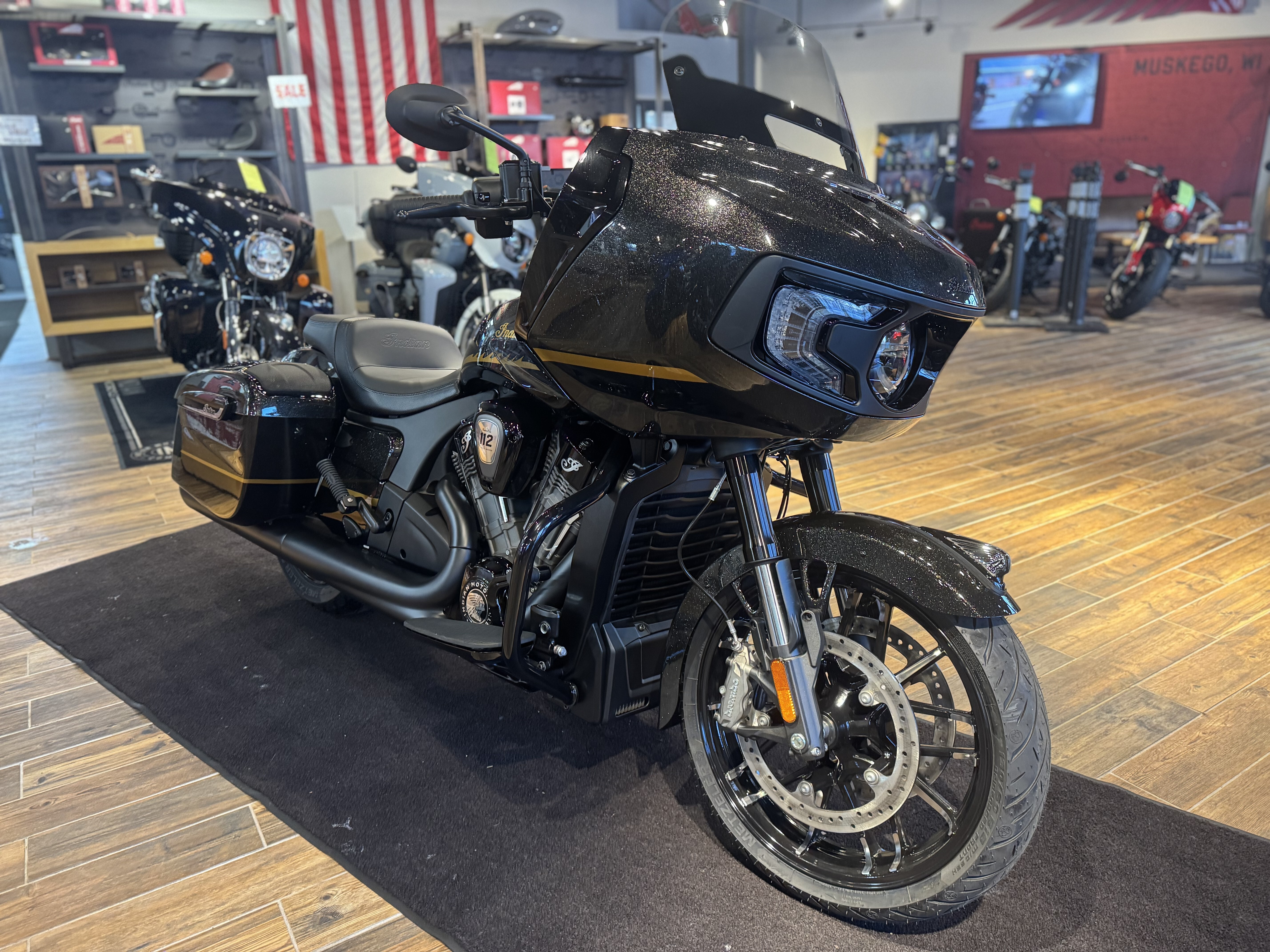 2026 Indian Motorcycle Challenger® Dark Horse® 112 with PowerBand Audio Packa DARK HORSE in Muskego, WI