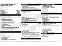 2020 CHEVROLET Silverado 1500