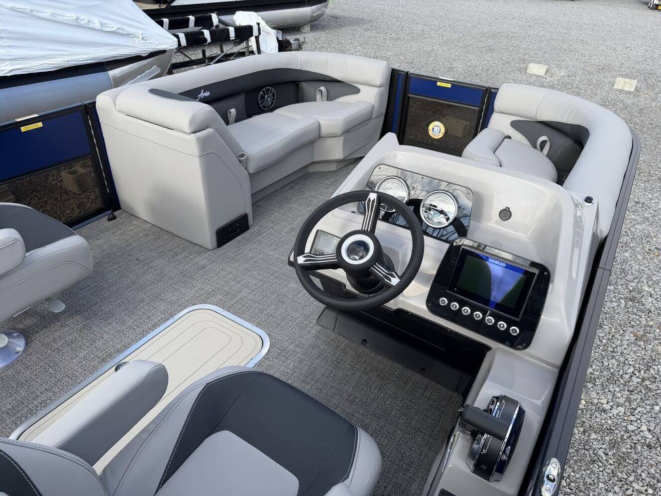 A photo of this 2026 Barletta Boats A22UC Triple-Toon