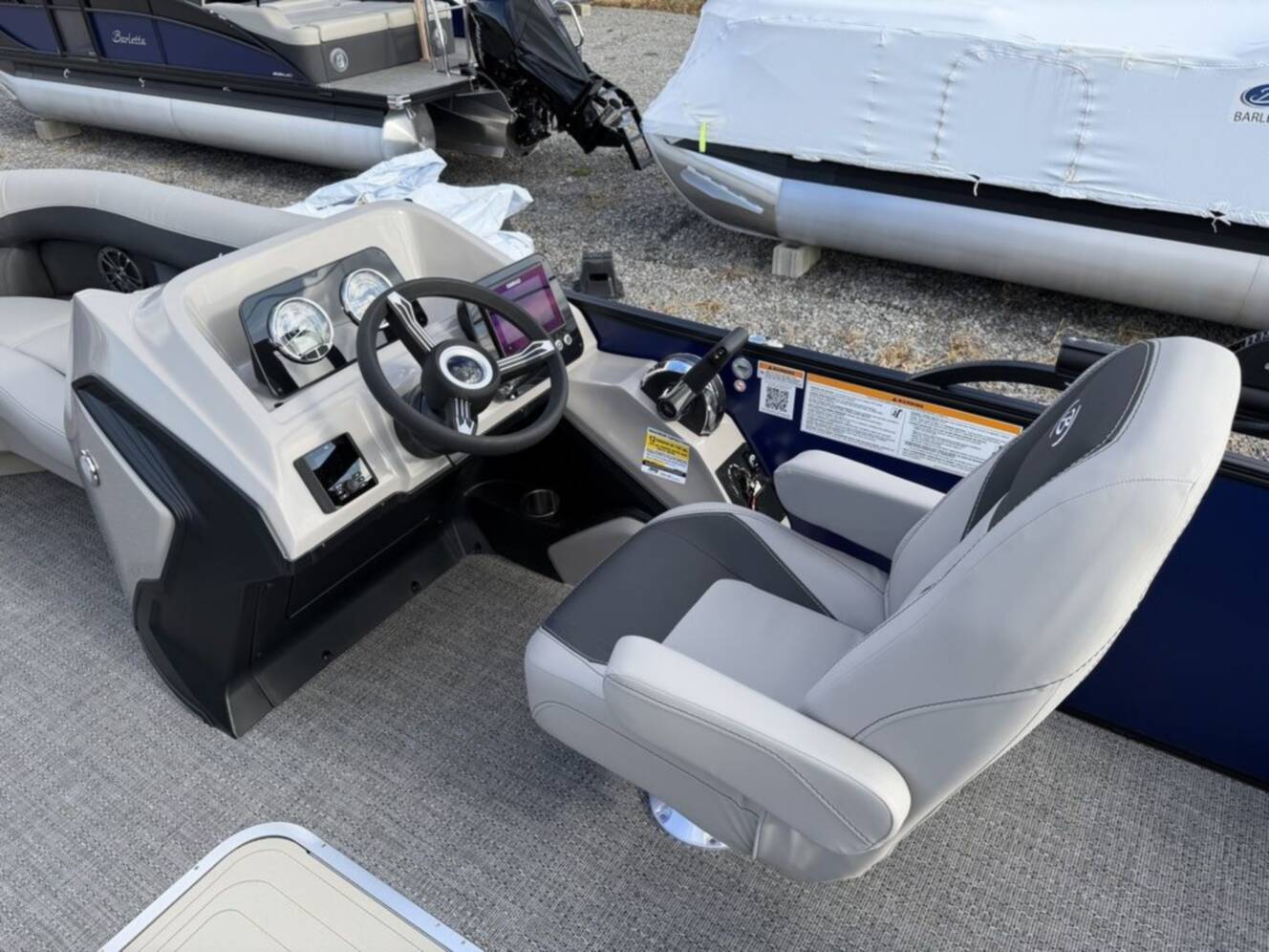 A photo of this 2026 Barletta Boats A22UC Triple-Toon