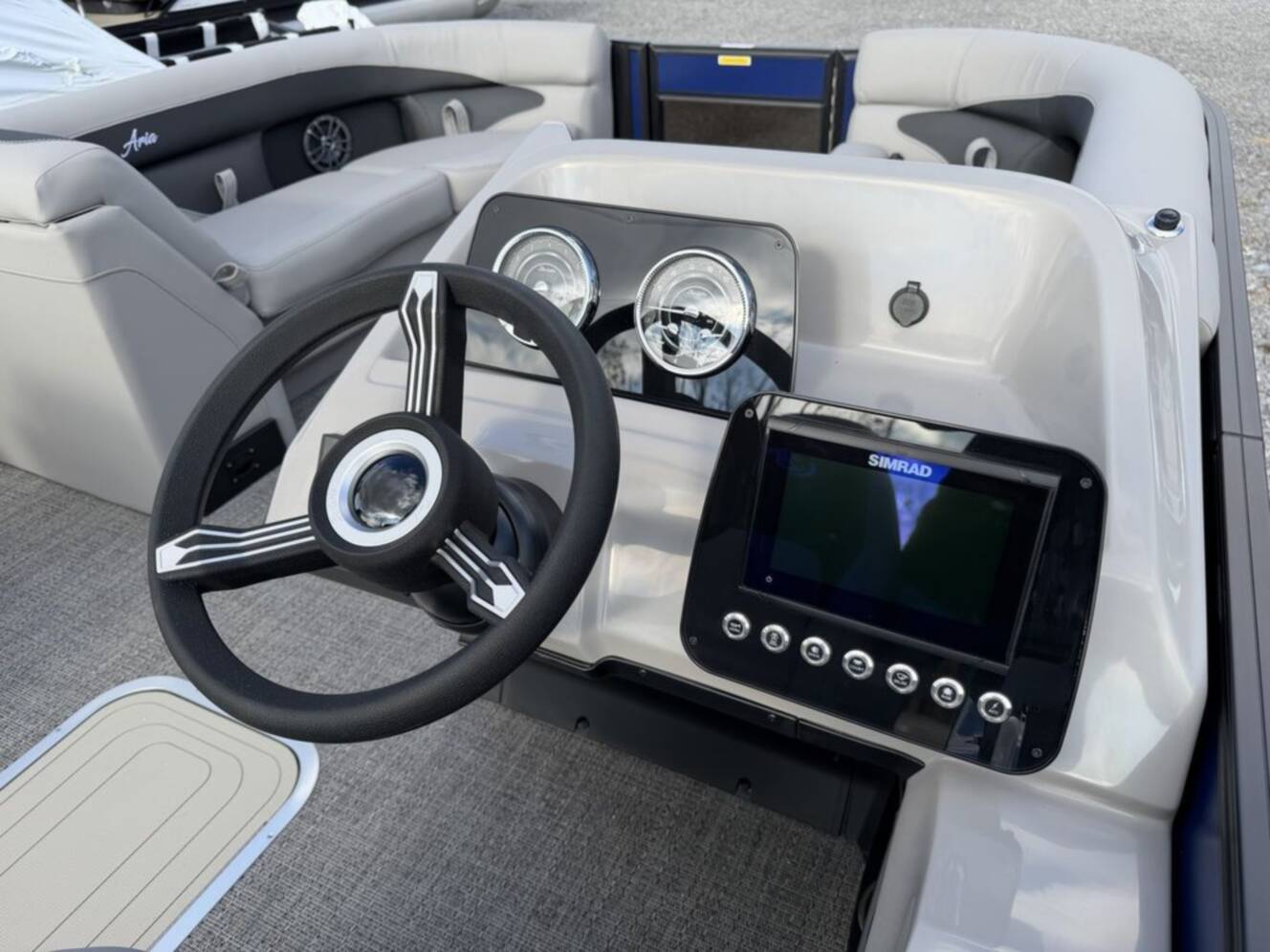 A photo of this 2026 Barletta Boats A22UC Triple-Toon