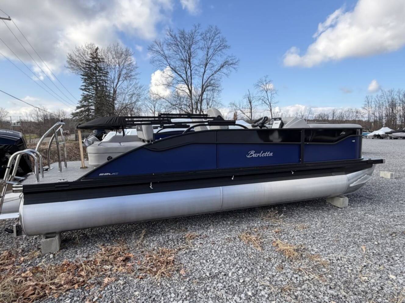 A photo of this 2026 Barletta Boats A22UC Triple-Toon