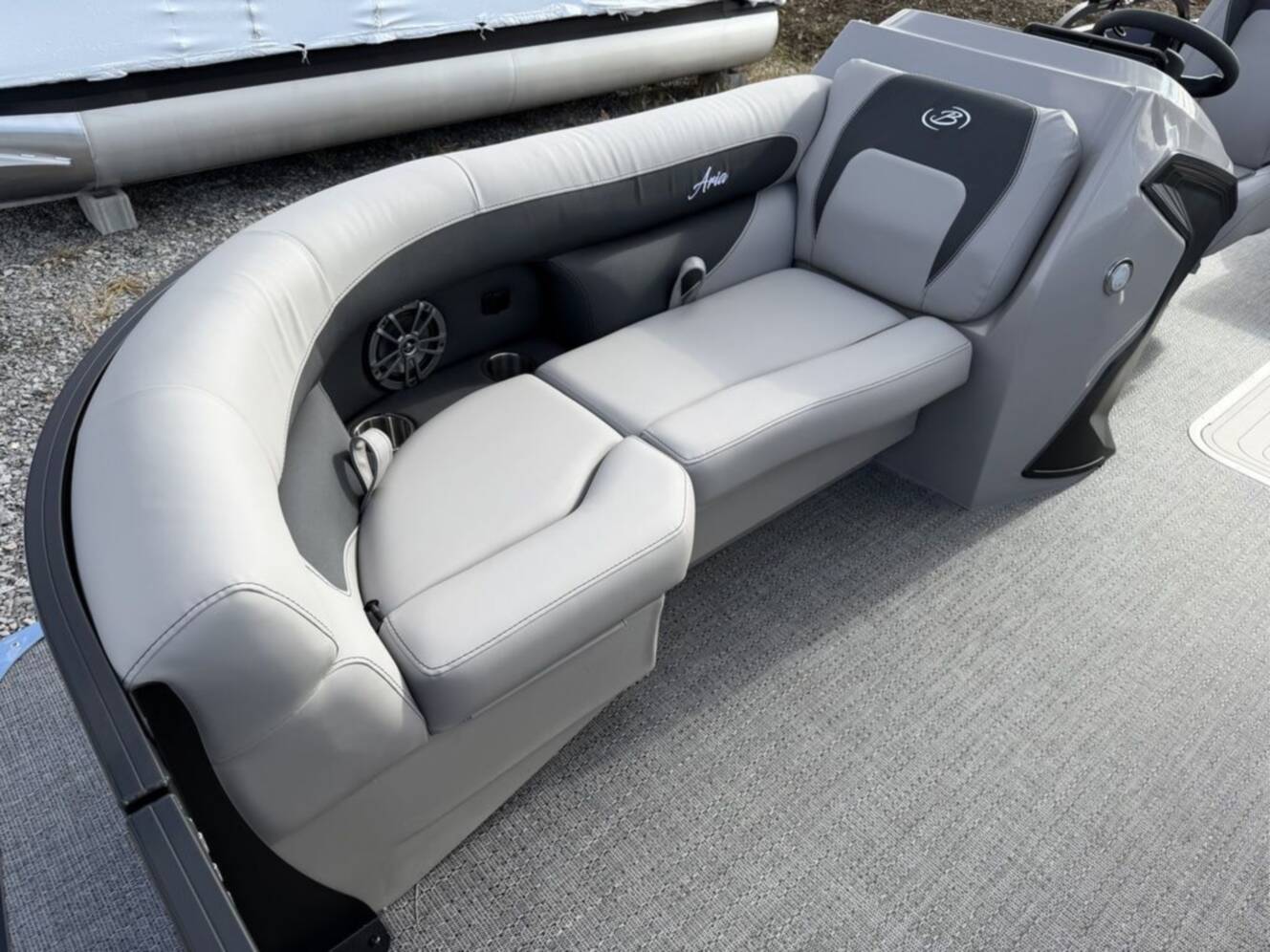 A photo of this 2026 Barletta Boats A22UC Triple-Toon