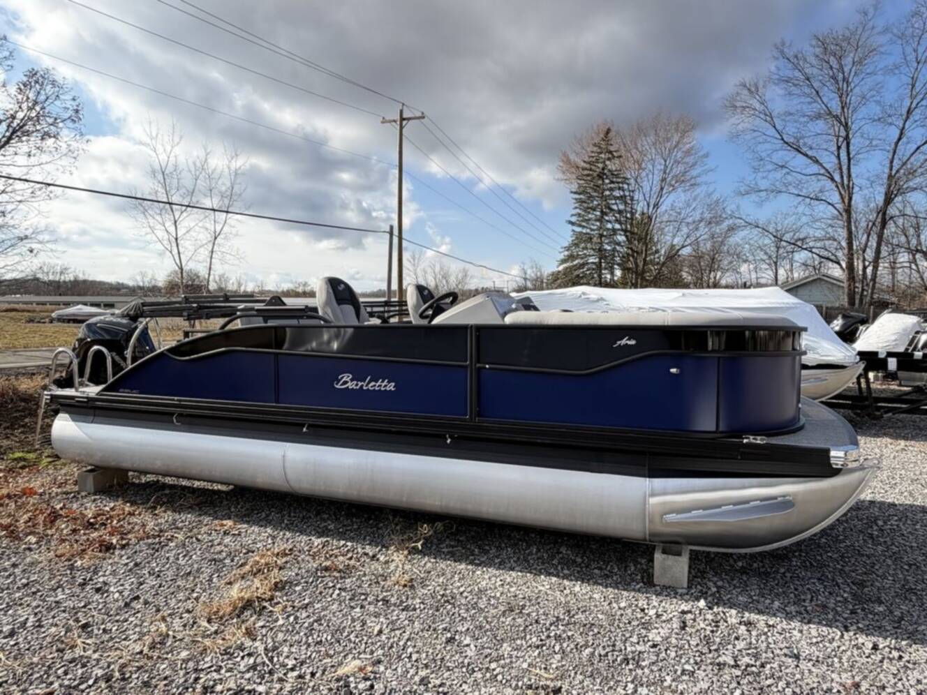 A photo of this 2026 Barletta Boats A22UC Triple-Toon