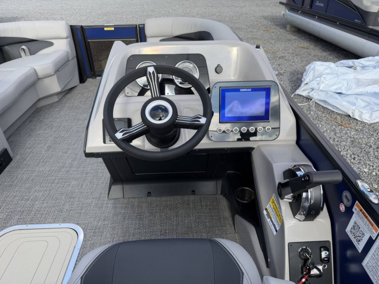 A photo of this 2026 Barletta Boats A22UC Triple-Toon
