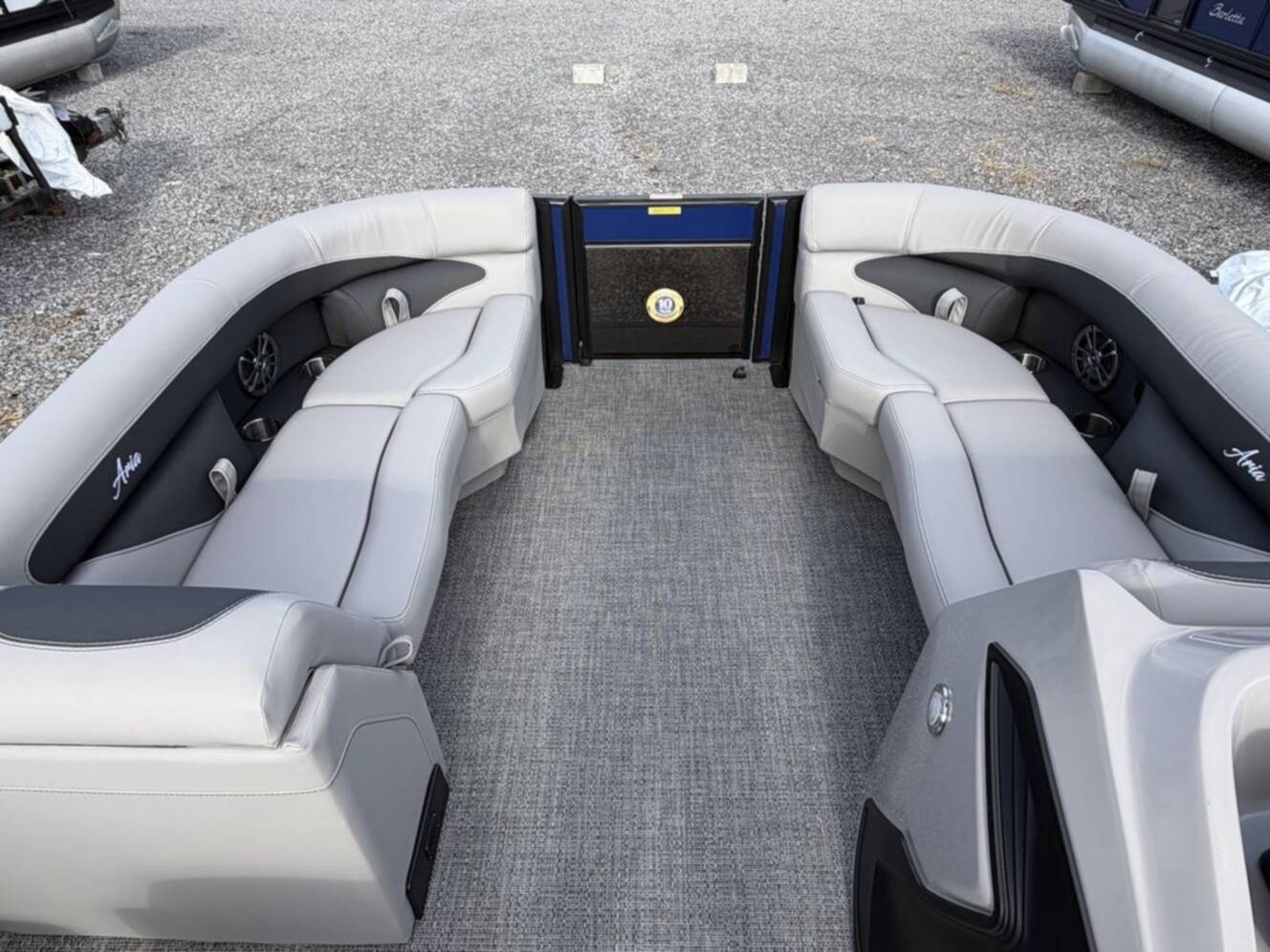 A photo of this 2026 Barletta Boats A22UC Triple-Toon