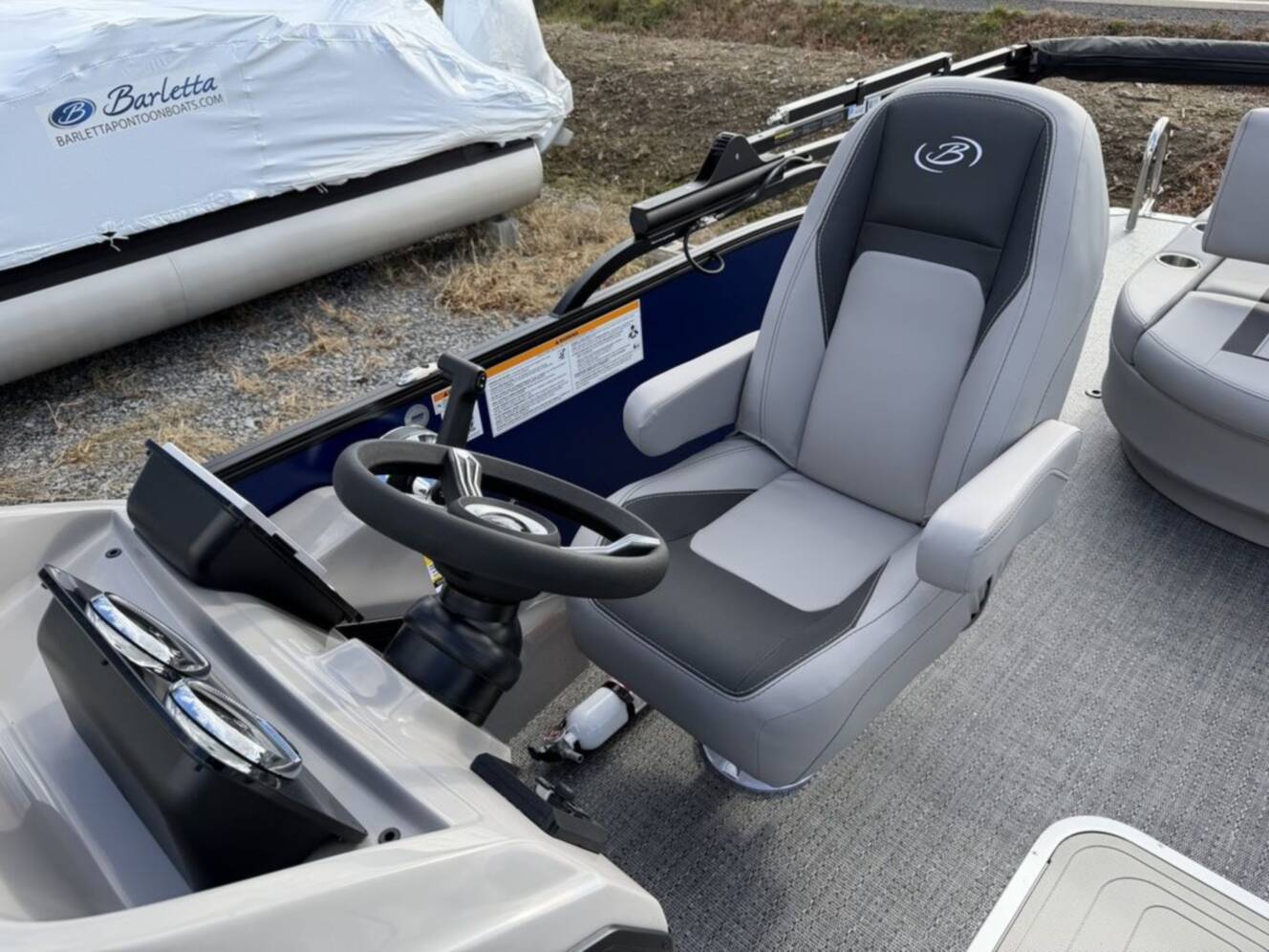 A photo of this 2026 Barletta Boats A22UC Triple-Toon