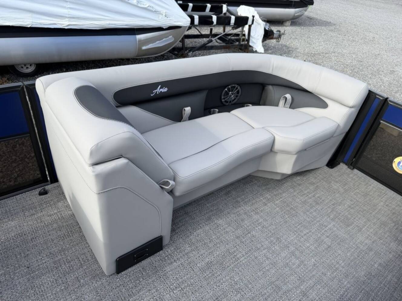 A photo of this 2026 Barletta Boats A22UC Triple-Toon