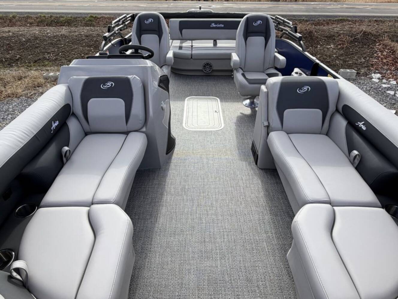 A photo of this 2026 Barletta Boats A22UC Triple-Toon
