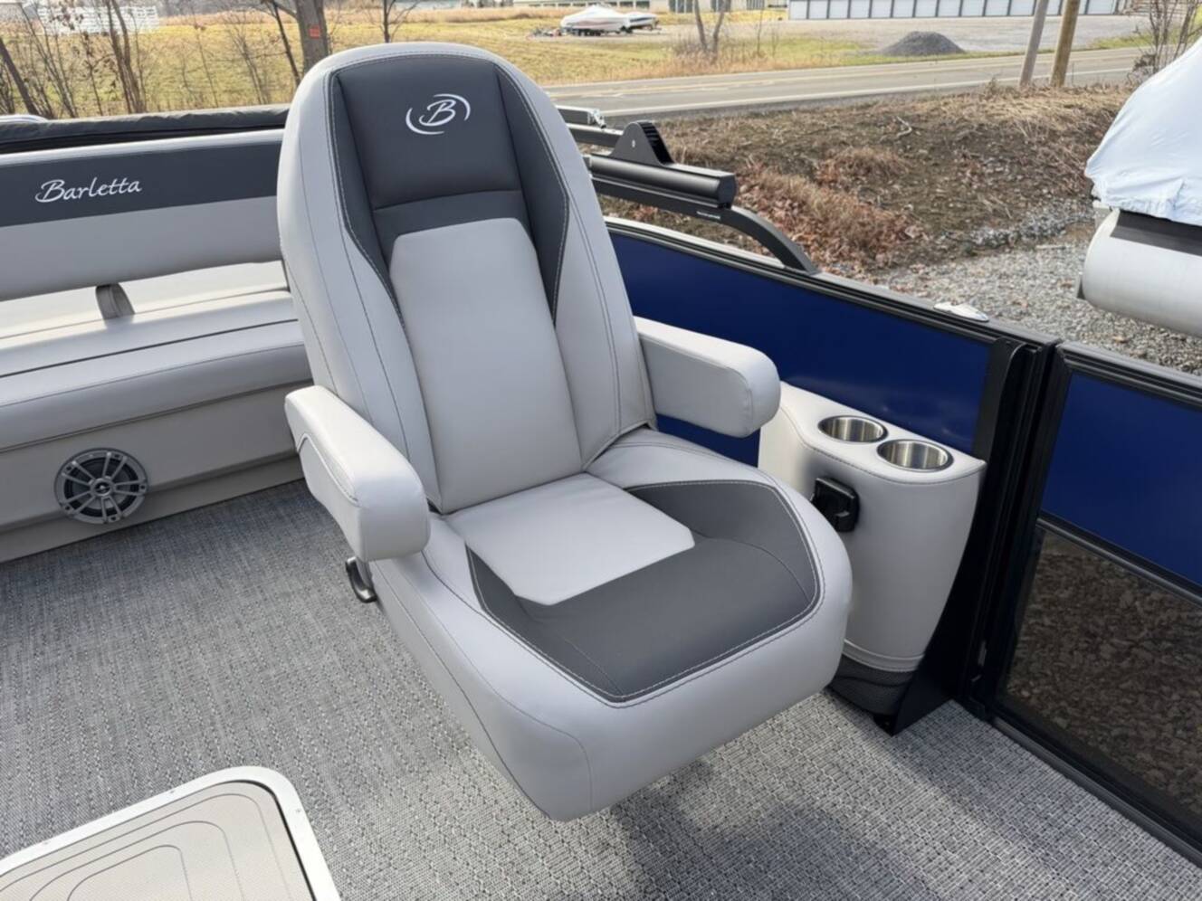 A photo of this 2026 Barletta Boats A22UC Triple-Toon