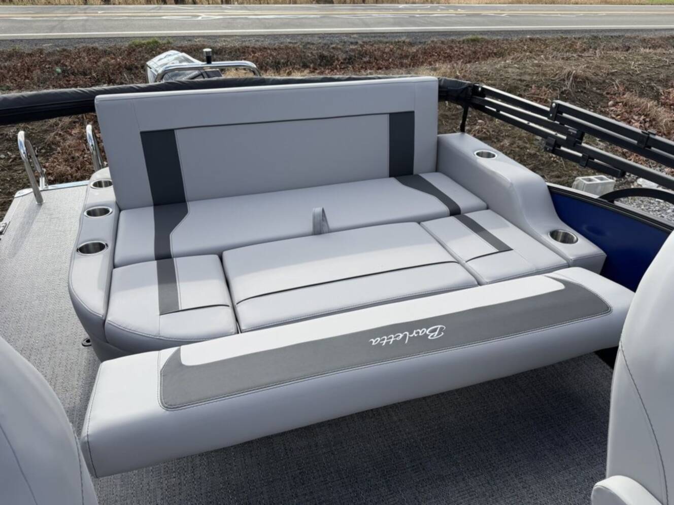 A photo of this 2026 Barletta Boats A22UC Triple-Toon