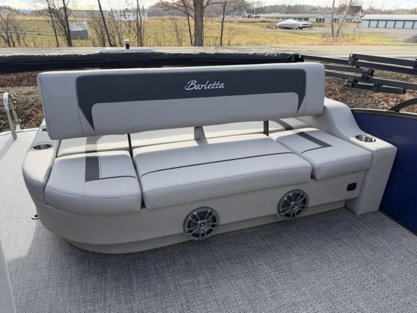 A photo of this 2026 Barletta Boats A22UC Triple-Toon