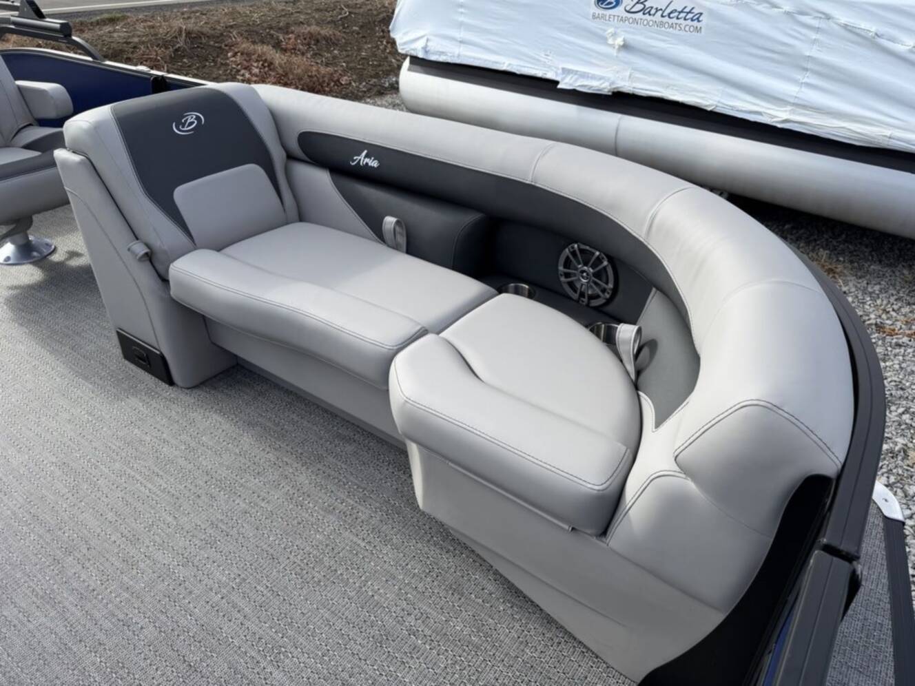 A photo of this 2026 Barletta Boats A22UC Triple-Toon