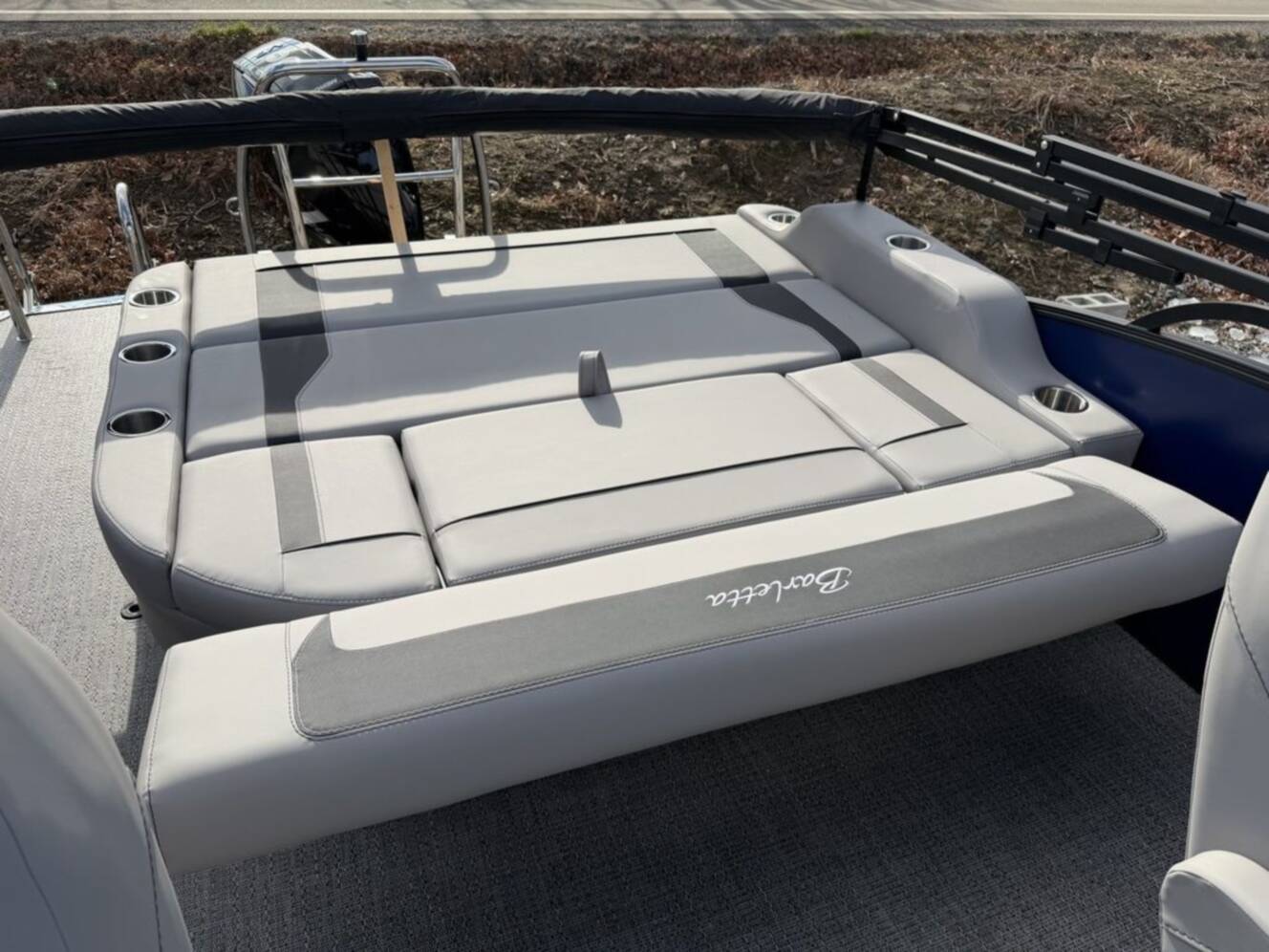 A photo of this 2026 Barletta Boats A22UC Triple-Toon