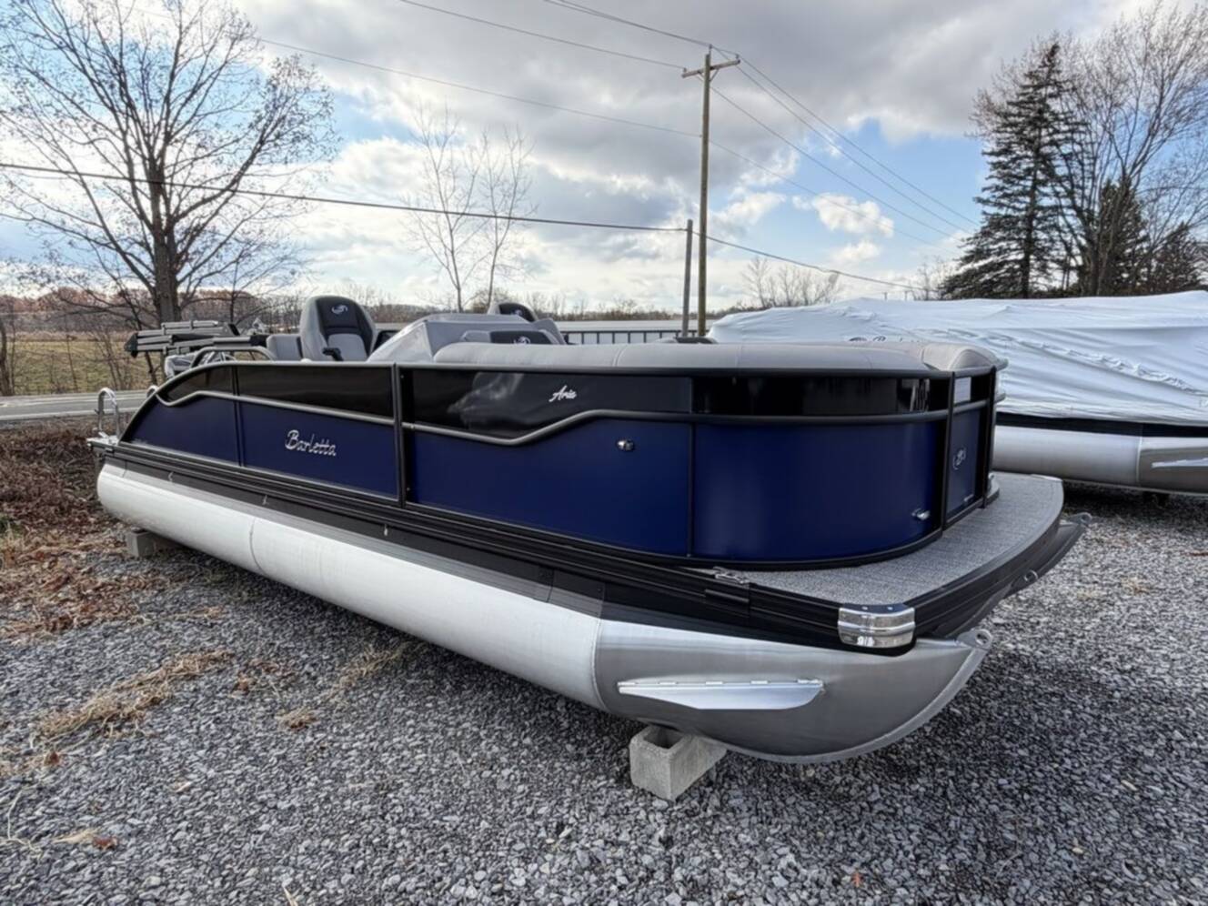 A photo of this 2026 Barletta Boats A22UC Triple-Toon