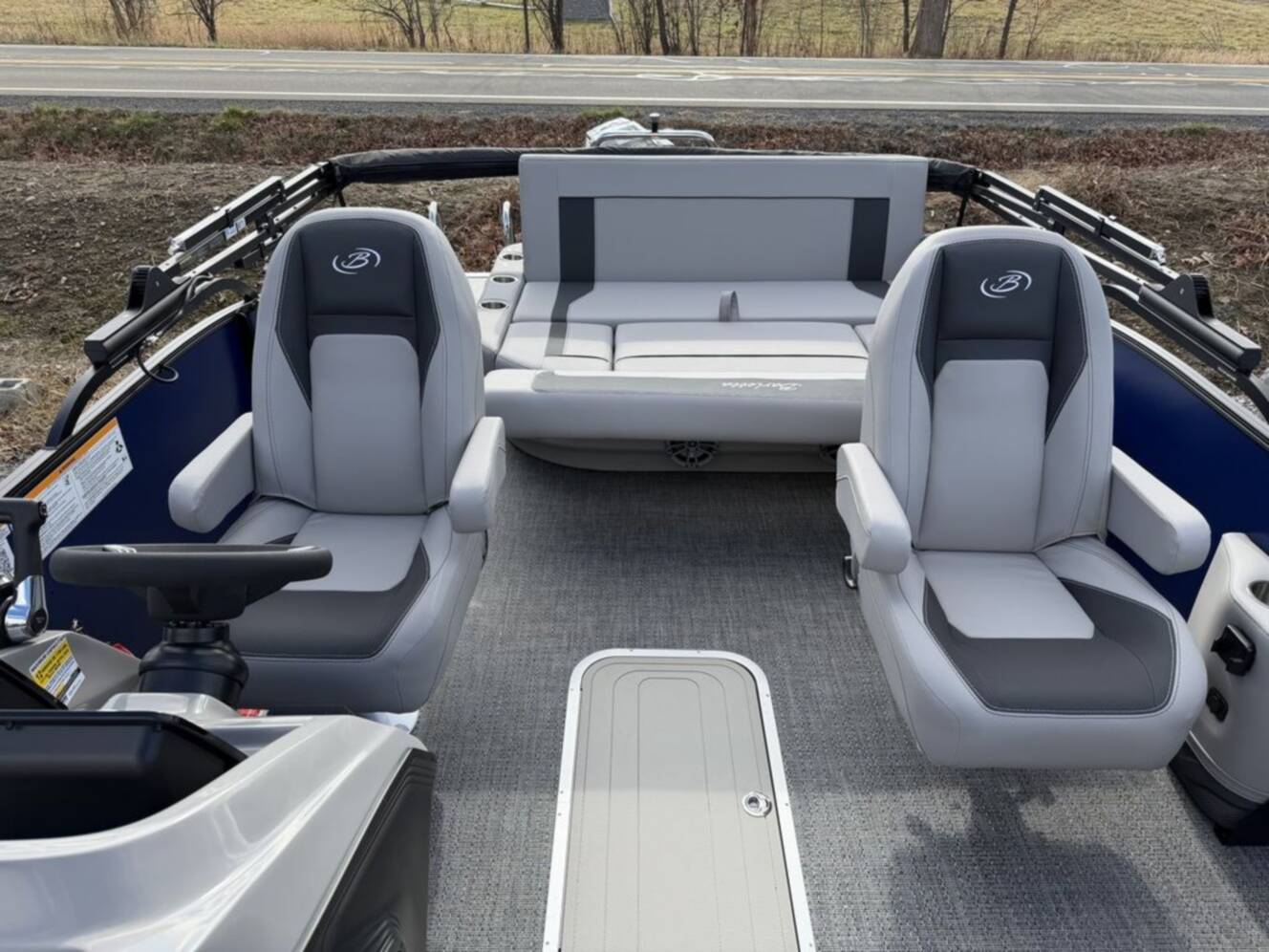 A photo of this 2026 Barletta Boats A22UC Triple-Toon