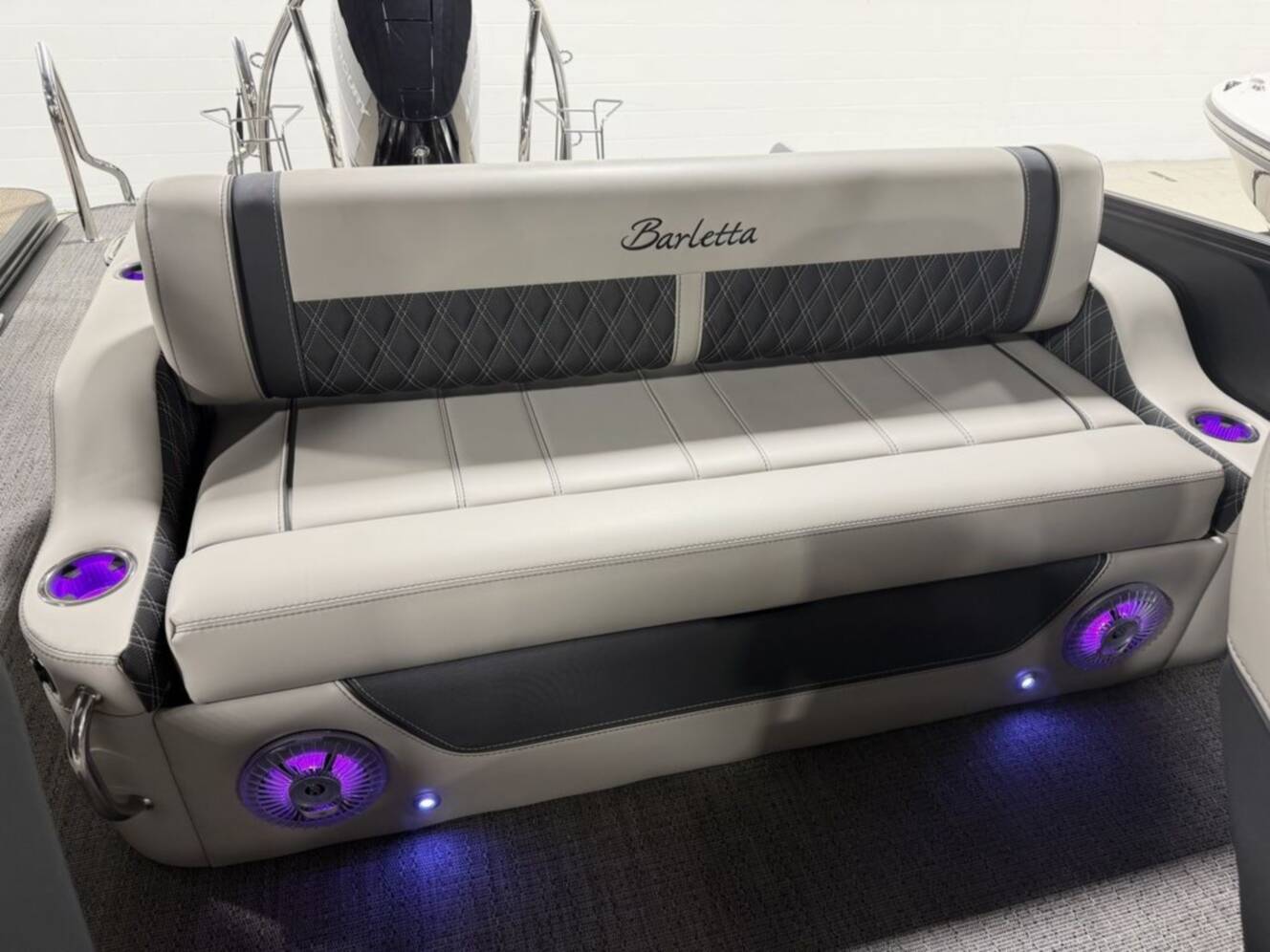 A photo of this 2026 Barletta Boats L23UC Triple-Toon