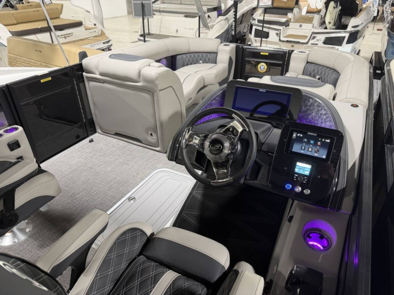 A photo of this 2026 Barletta Boats L23UC Triple-Toon