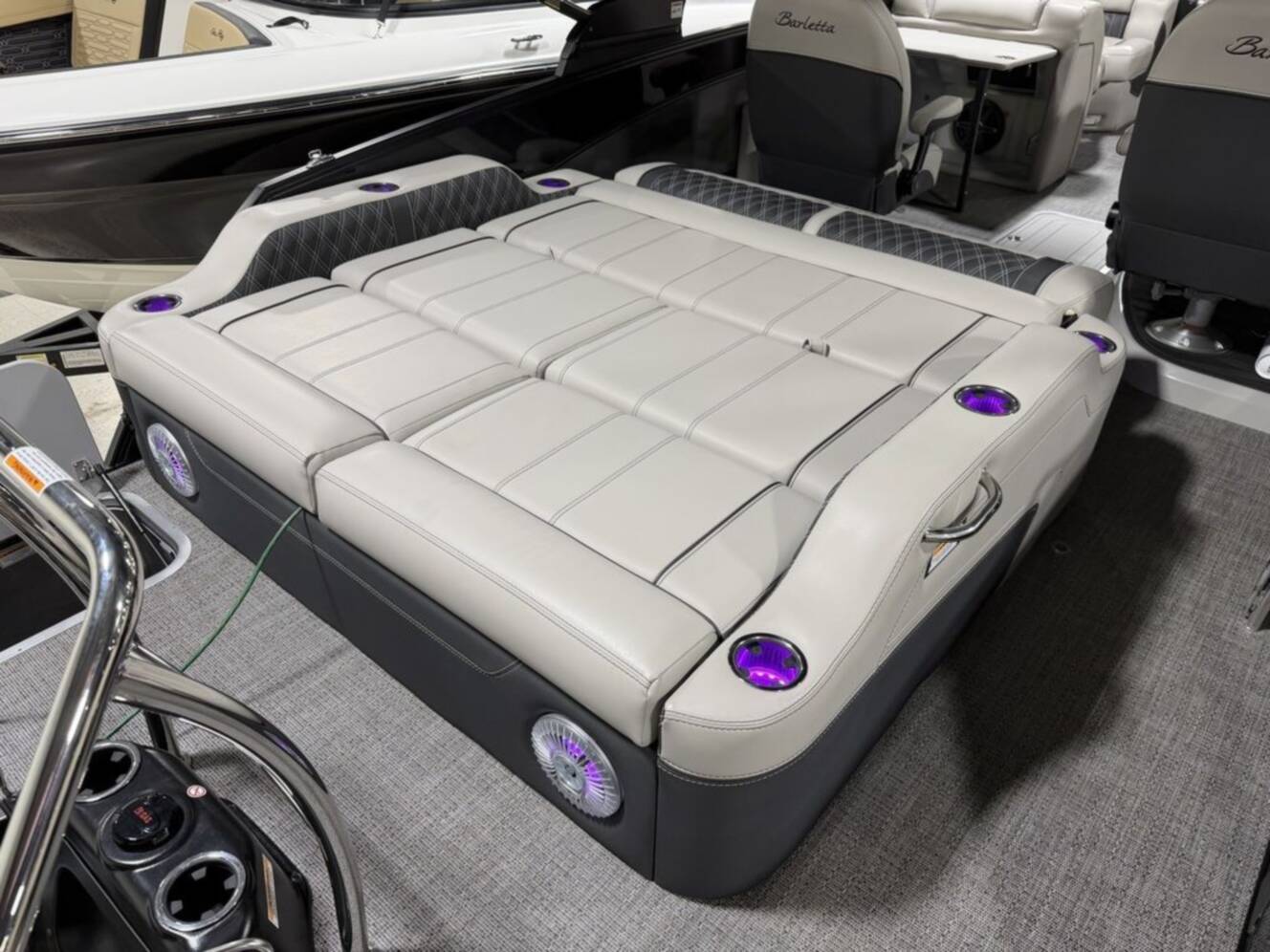 A photo of this 2026 Barletta Boats L23UC Triple-Toon