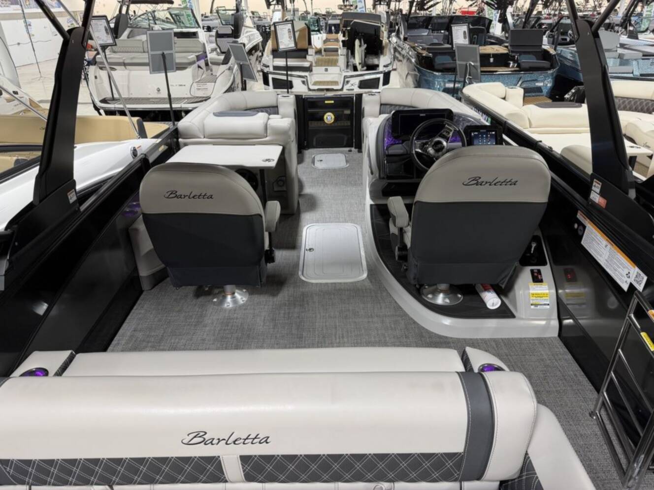 A photo of this 2026 Barletta Boats L23UC Triple-Toon
