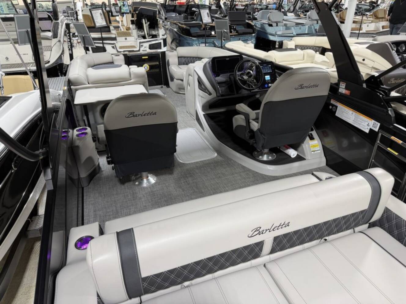 A photo of this 2026 Barletta Boats L23UC Triple-Toon