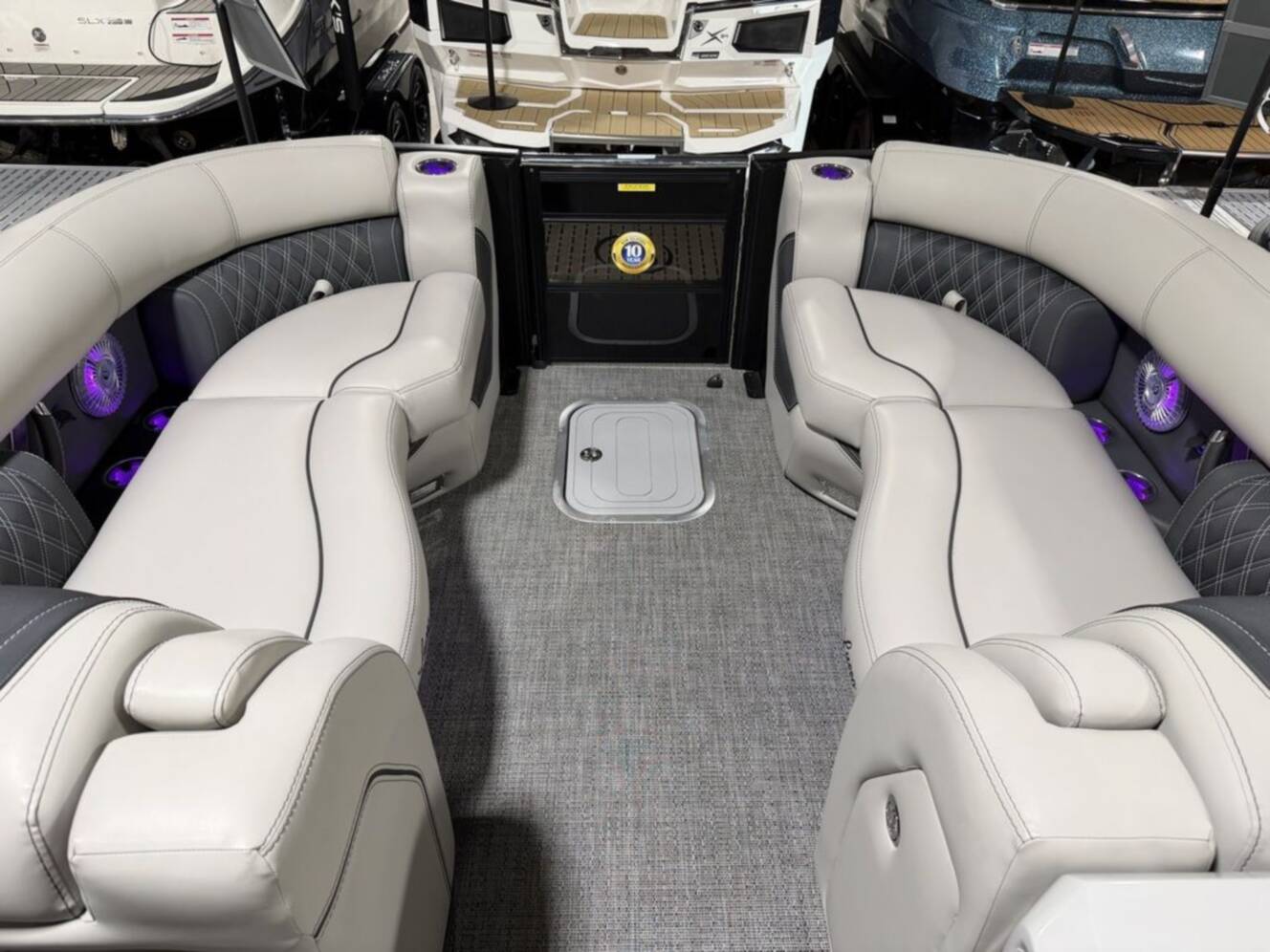 A photo of this 2026 Barletta Boats L23UC Triple-Toon
