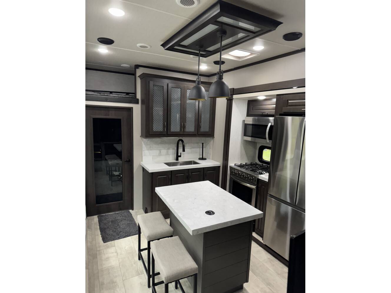 A photo of this 2021 Grand Design MOMENTUM M-CLASS 398MR