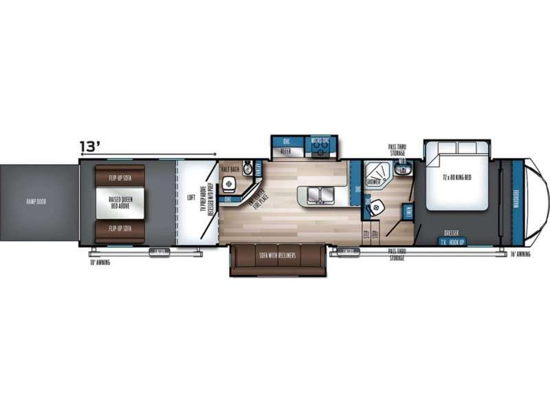 2021 Forest River Rv Rogue 351A13 in breckenridge TX