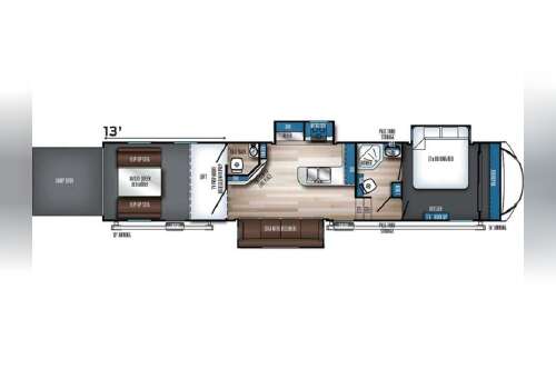 2021 Forest River Rv Rogue 351A13 in breckenridge TX