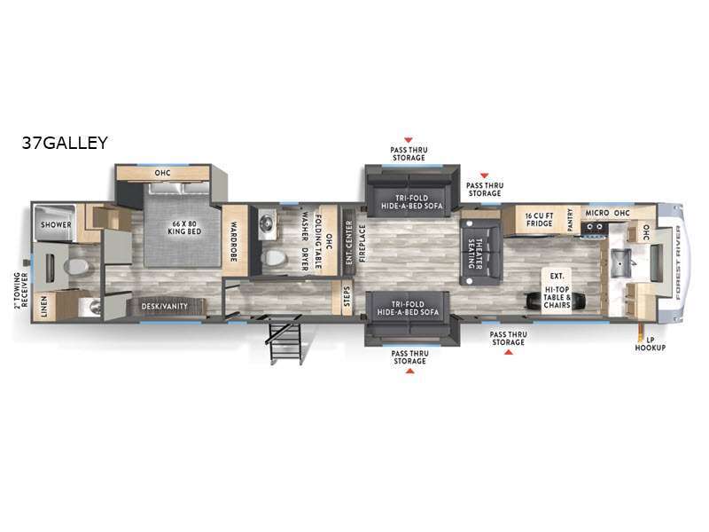 2026 Forest River Rv Wildcat 37GALLEY in breckenridge TX