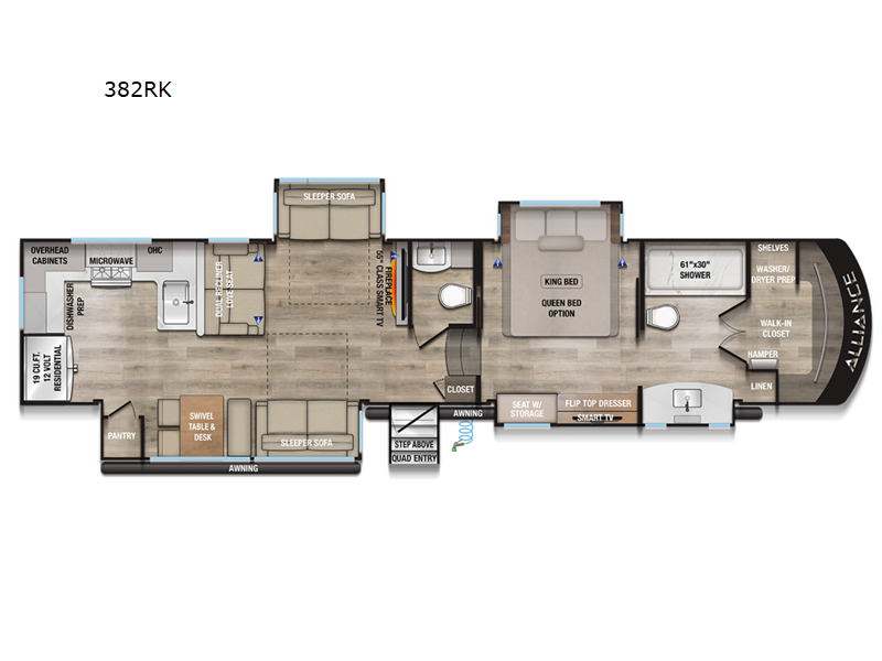 2026 Alliance Rv Paradigm 382RK in slaton TX