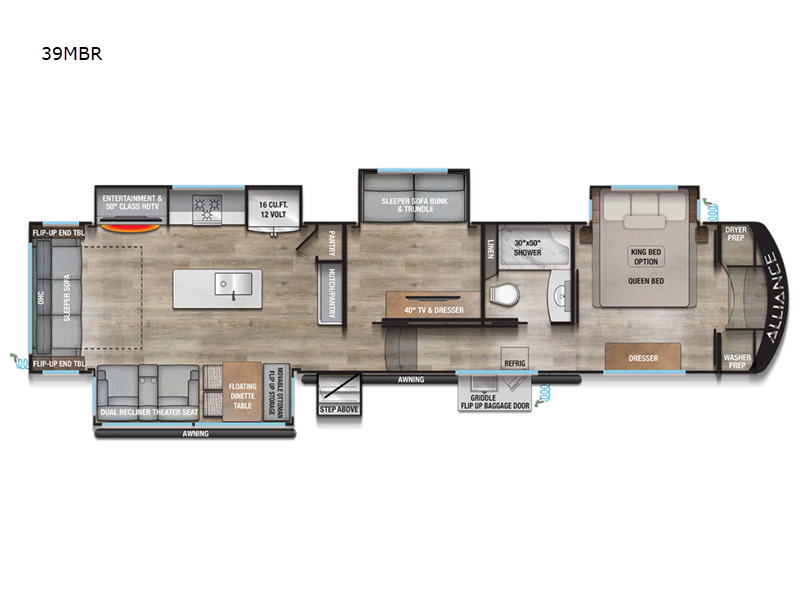 2026 Alliance Rv Avenue 39MBR in slaton TX