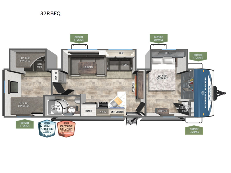 2027 Forest River Rv Puma 32RBFQ in jackson MO