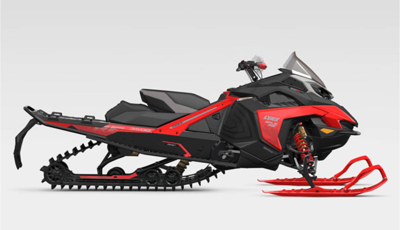 A photo of this 2026 Lynx Rave RE 600R E-TEC Ice Ripper XT 1.5 M.S. / E.S.