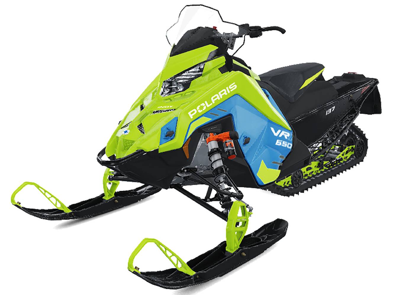 A photo of this 2026 Polaris 650 INDY VR1 137 Dynamix SC ES