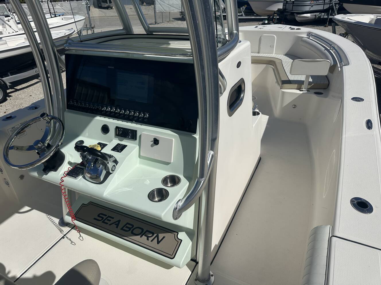 A photo of this 2021 Sea Born LX26 CENTER CONSOLE LE XLT