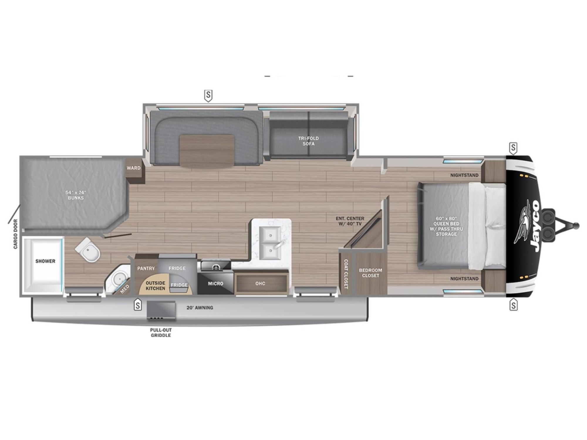 A photo of this 2025 Jayco JAY FEATHER 29QBH