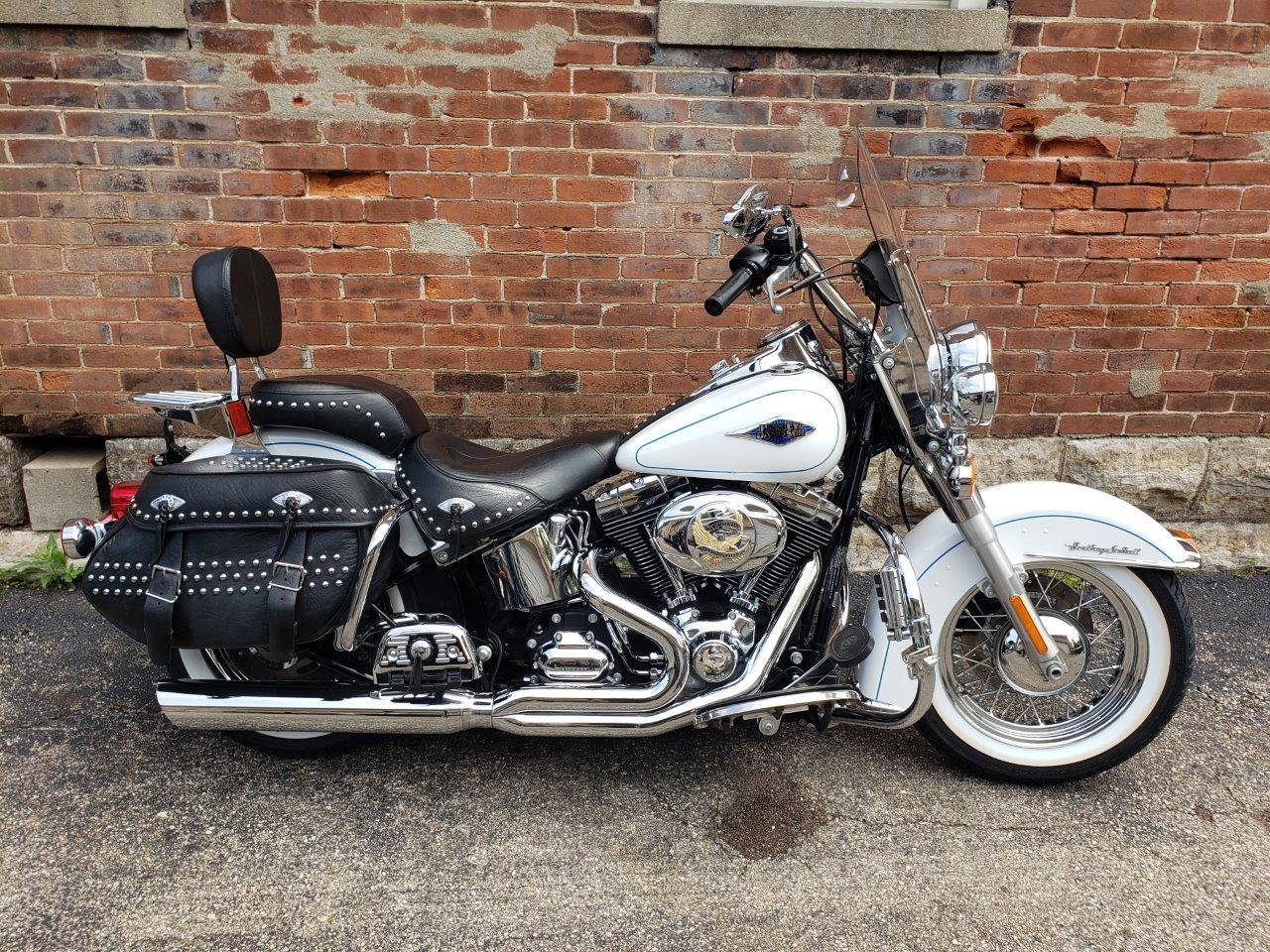 White 2013 Harley-Davidson Heritage Softail Motorcycles For Sale